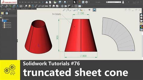 how to make a cone with sheet metal|truncated cone from flat sheet.